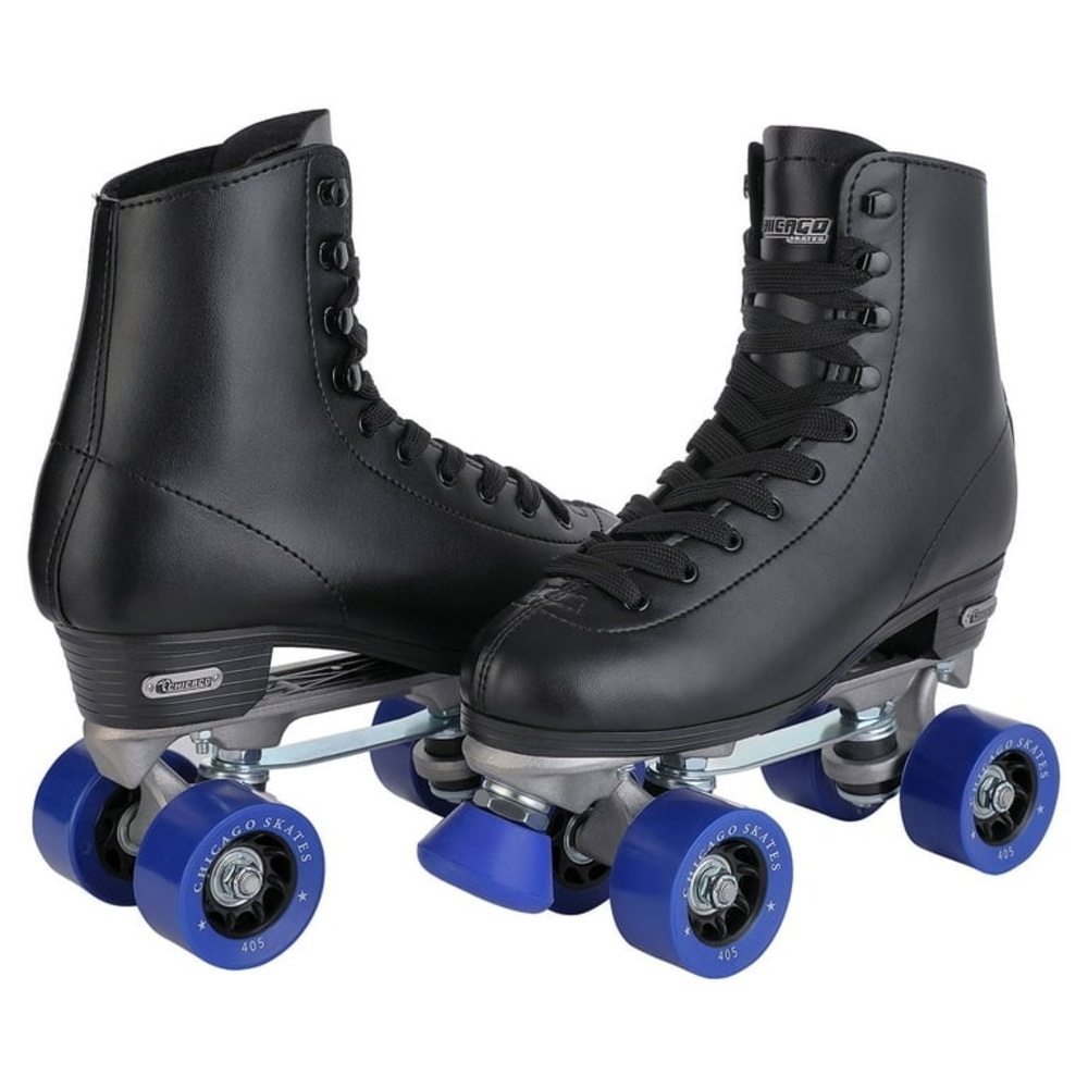 Men's Black and Blue Roller Skates - Picture 2 of 16